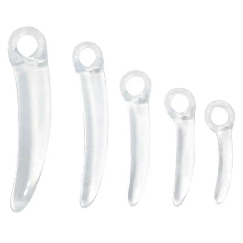 ClearlyHorny Kit de 5 Plugs Transparents Clear Claws